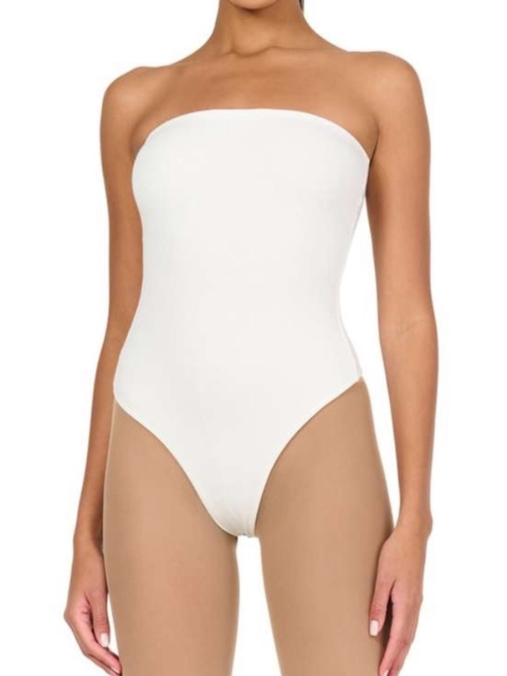 Naked Wardrobe Got Tube U Strapless Bodysuit
